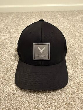 Callaway Black Cap with Gray Patch Logo